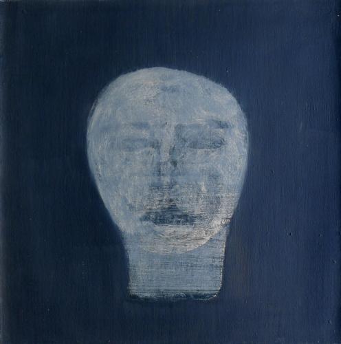 Maske 1993 Oel auf Leinwand 30×30 cm (c) Andrea Muheim