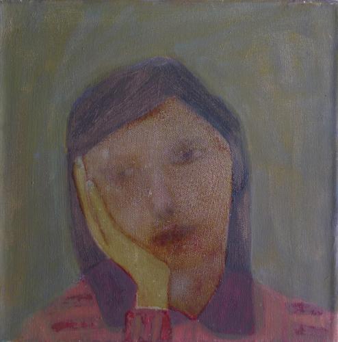 Ich II 1995 Oel auf Leinwand 30×30 cm (c) Andrea Muheim