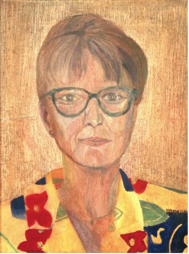 Gerti Flachsmann 1998 Öl auf Leinwand 40×30 cm (c) Andrea Muheim