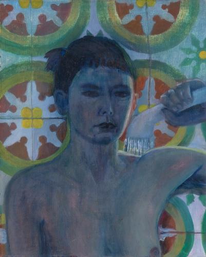 Ich Marokko 2001 Oel auf Leinwand 50×40 cm (c) Andrea Muheim