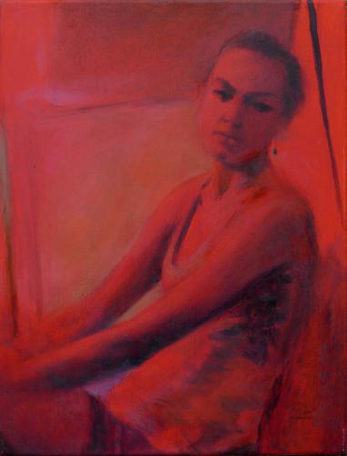 Lydia 2012 Oel auf Acryl auf Leinwand 40×30 cm (c) Andrea Muheim