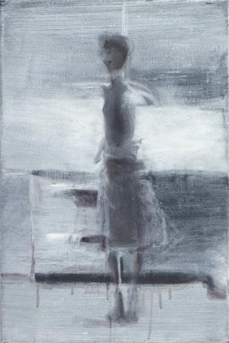 Dancer VII 2018 Oel auf Acryl auf Leinwand 45×30 cm (c) Andrea Muheim