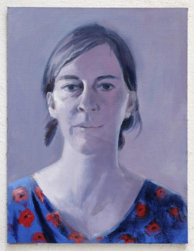 Angela 15.6. 2020 Oel auf Leinen 39×30 cm (c) Andrea Muheim