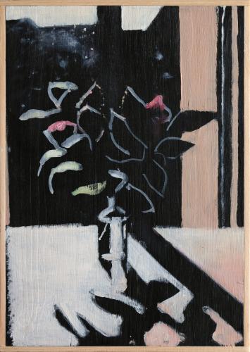 Rösli von Ursula III 2020 Oel auf Acryl auf Holz 31,2×22,1 cm (c) Andrea Muheim
